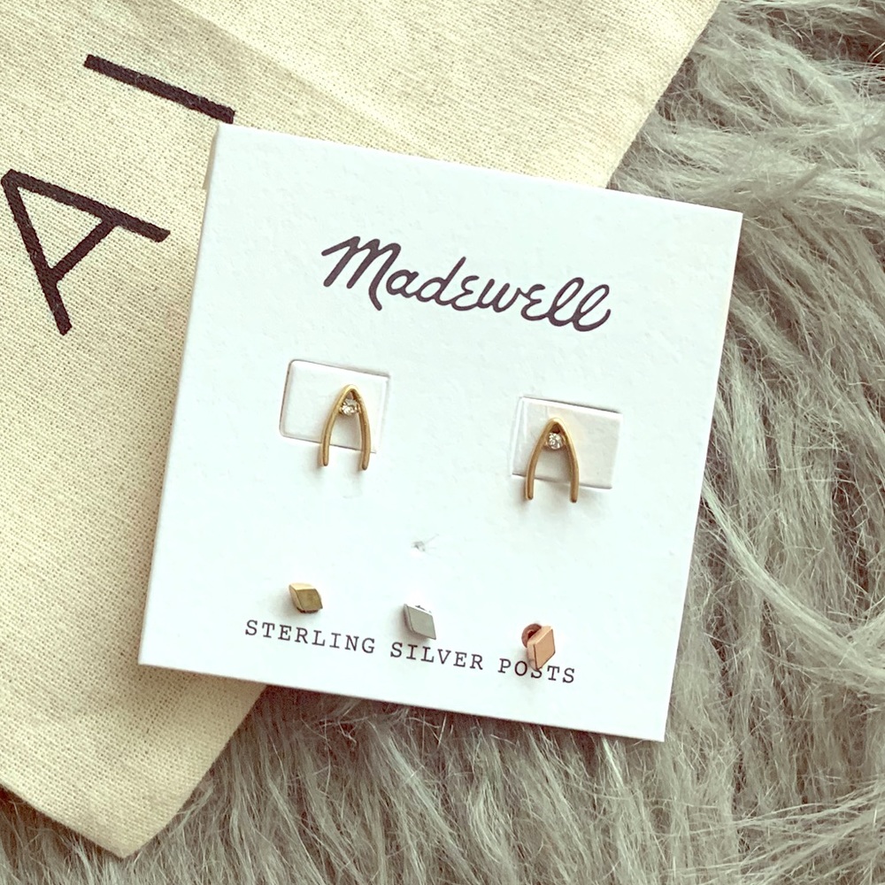 Madewell mix & match earrings